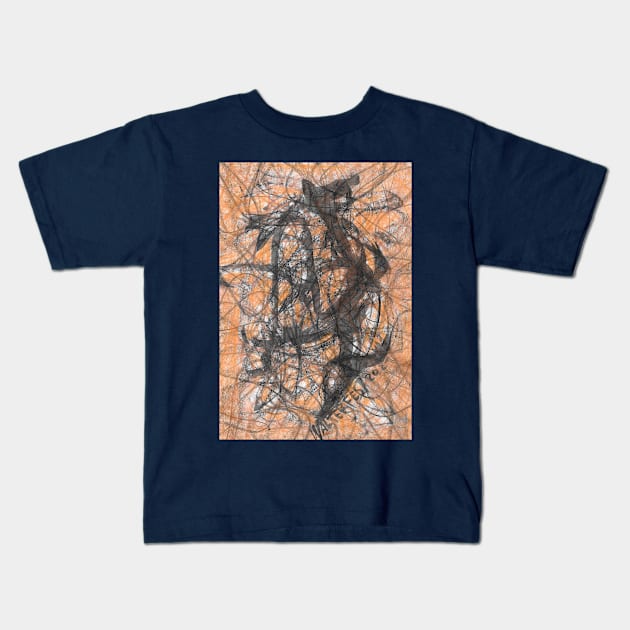 Texture - 285 Kids T-Shirt by walter festuccia